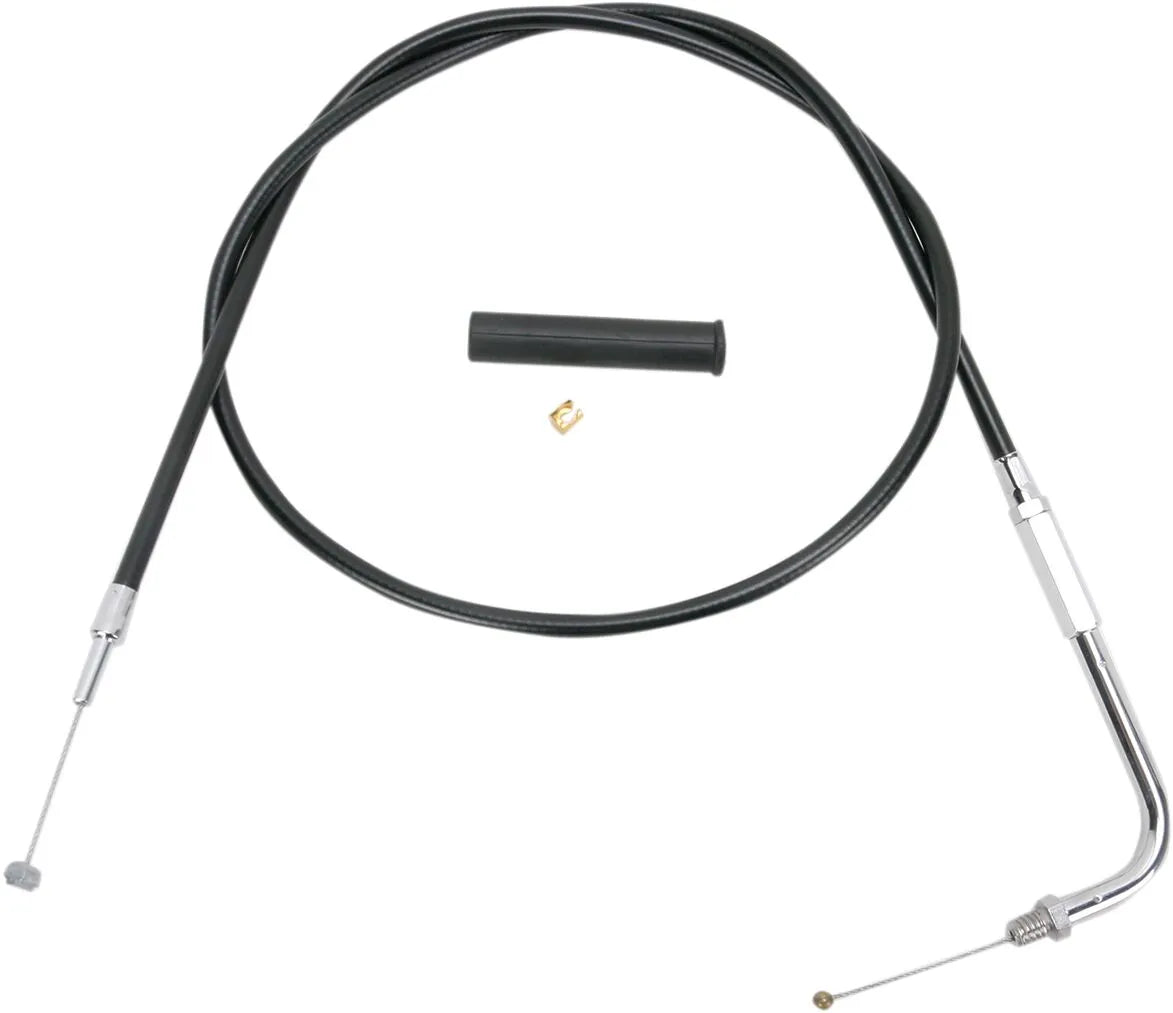 DRAG SPECIALTIES Black Vinyl Throttle Cable for Mikuni Carbs