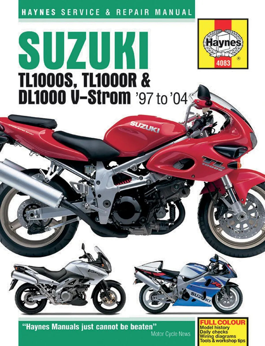 Haynes Service Manual for Suzuki TL1000