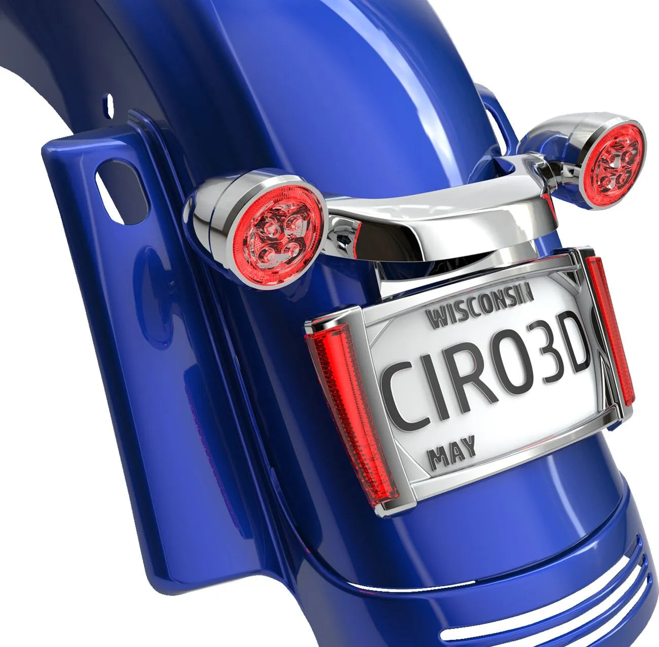 Ciro Led Lighted License Plate Frame For Harley-davidson