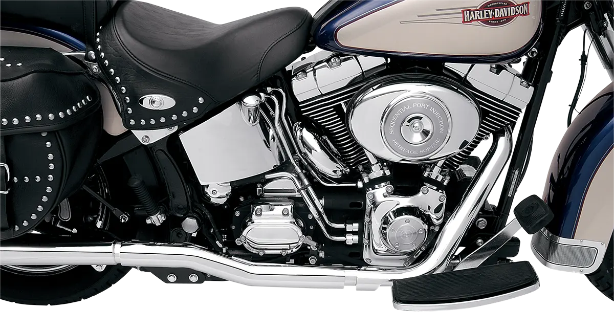 Bassani Xhaust Power Curve True-Dual Krümmer für Softail