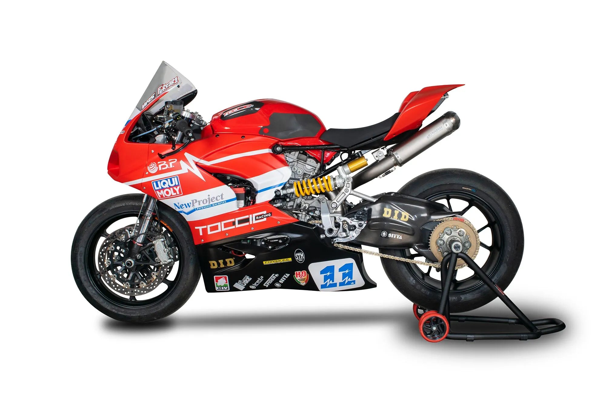 Spark Rechteckiges Voll-Titan-Auspuffsystem