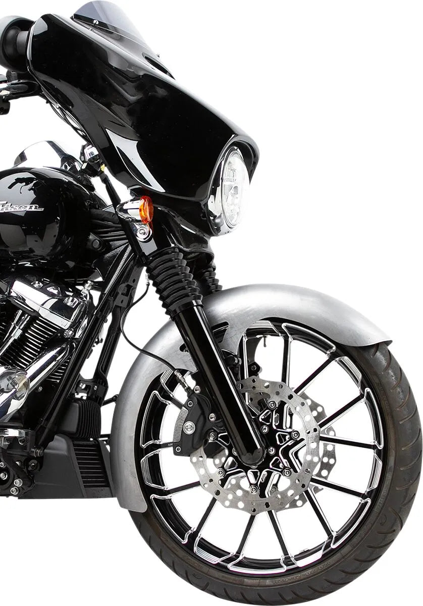 Arlen Ness Real Steel Rapper Front Fender