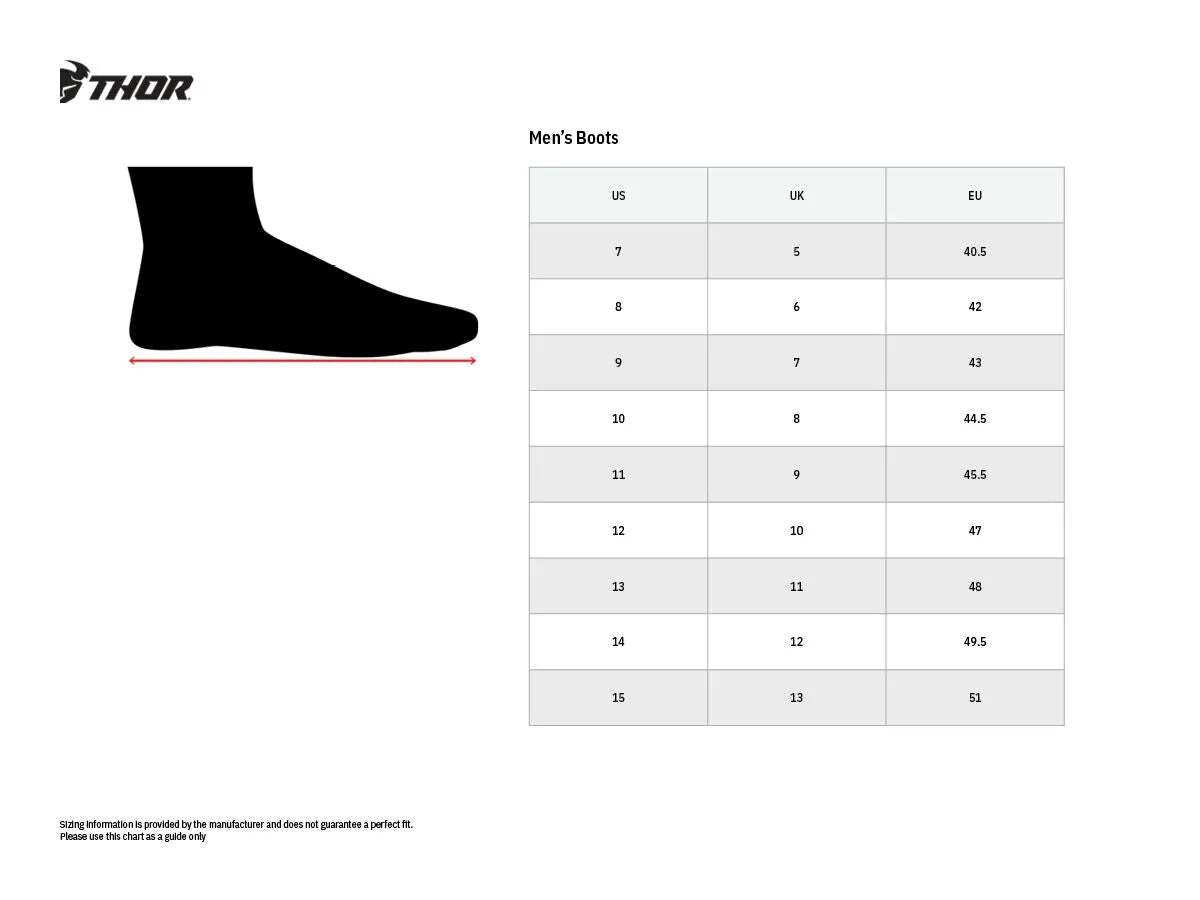 Thor Radial Replacement Outsoles Black/Gray for Size 7-8