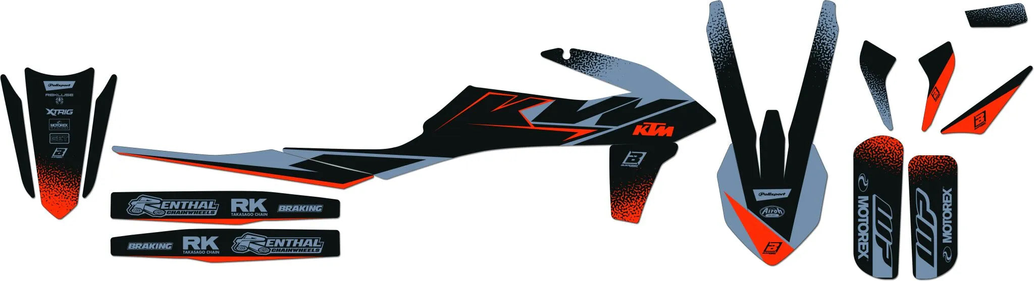 Blackbird Racing Graphic Kit For Ktm