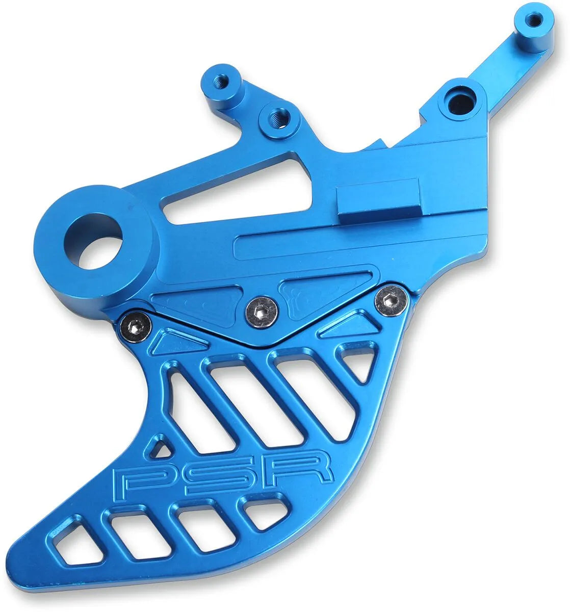 Psr Hinterer Bremsscheibenschutz Blau Aluminium
