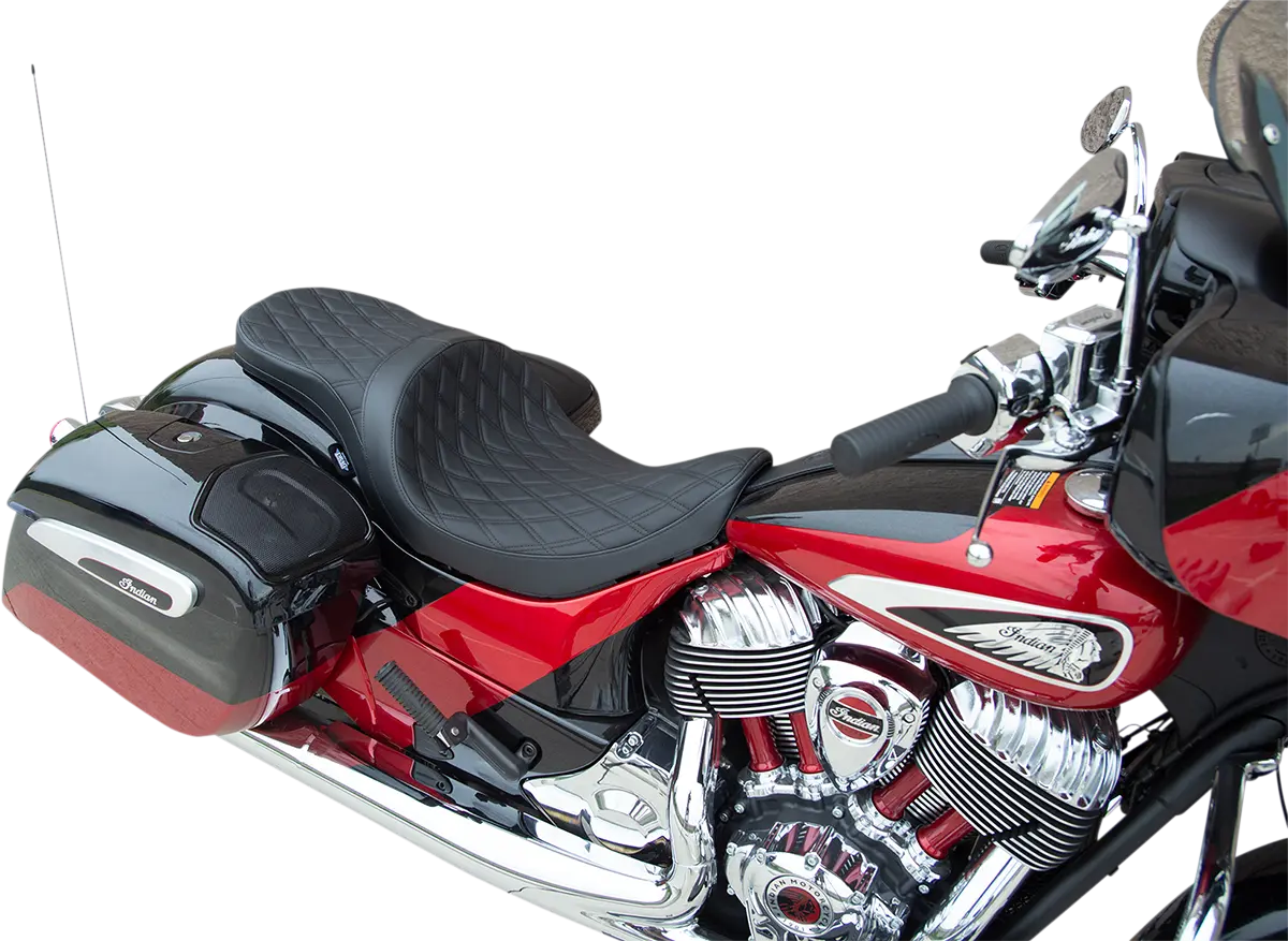 Drag Specialties Low-profile Touring Seat - For INDIAN