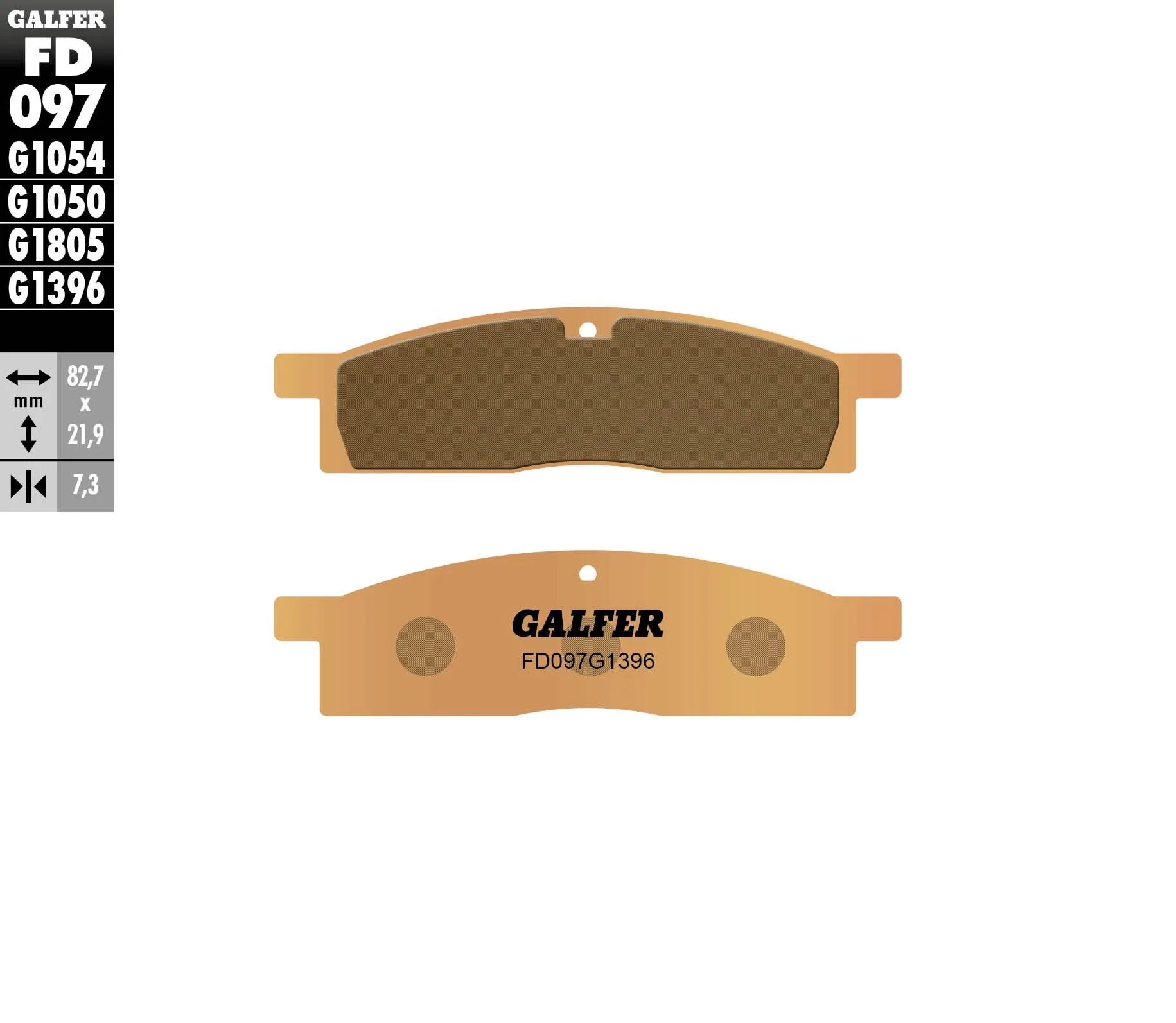 Galfer Hh Sintered Brake Pads - High-performance Braking