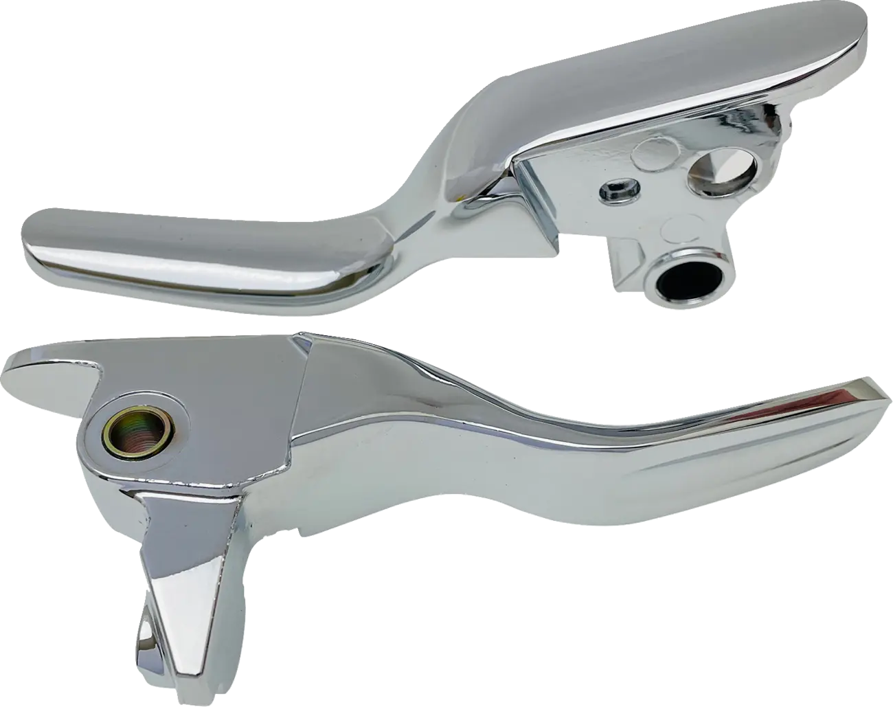 Drag Specialties Short Lever Set - Chrome Aluminum