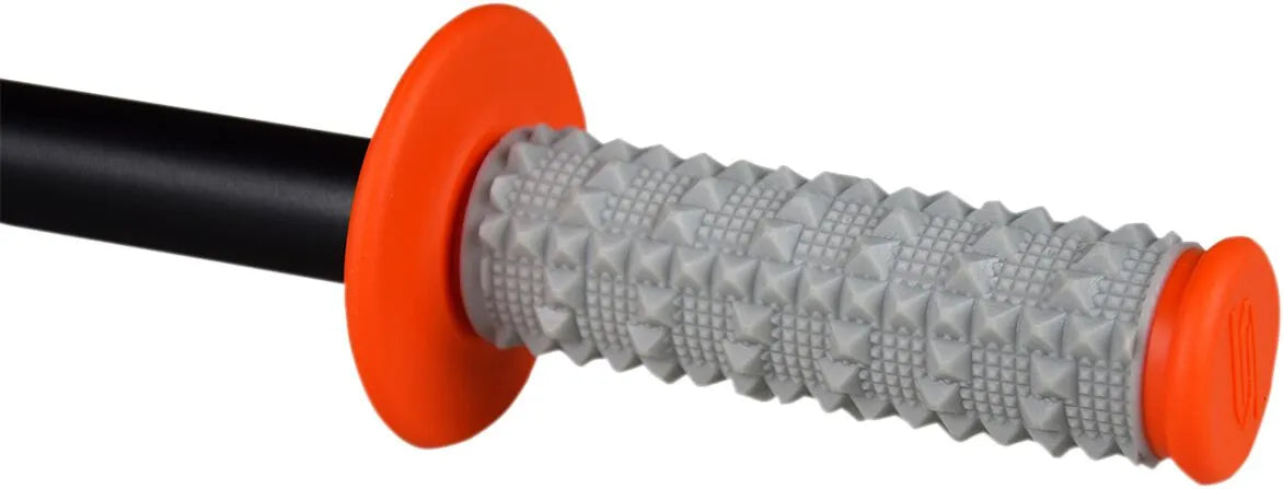 Scar Dual Density Grips - Gray/red