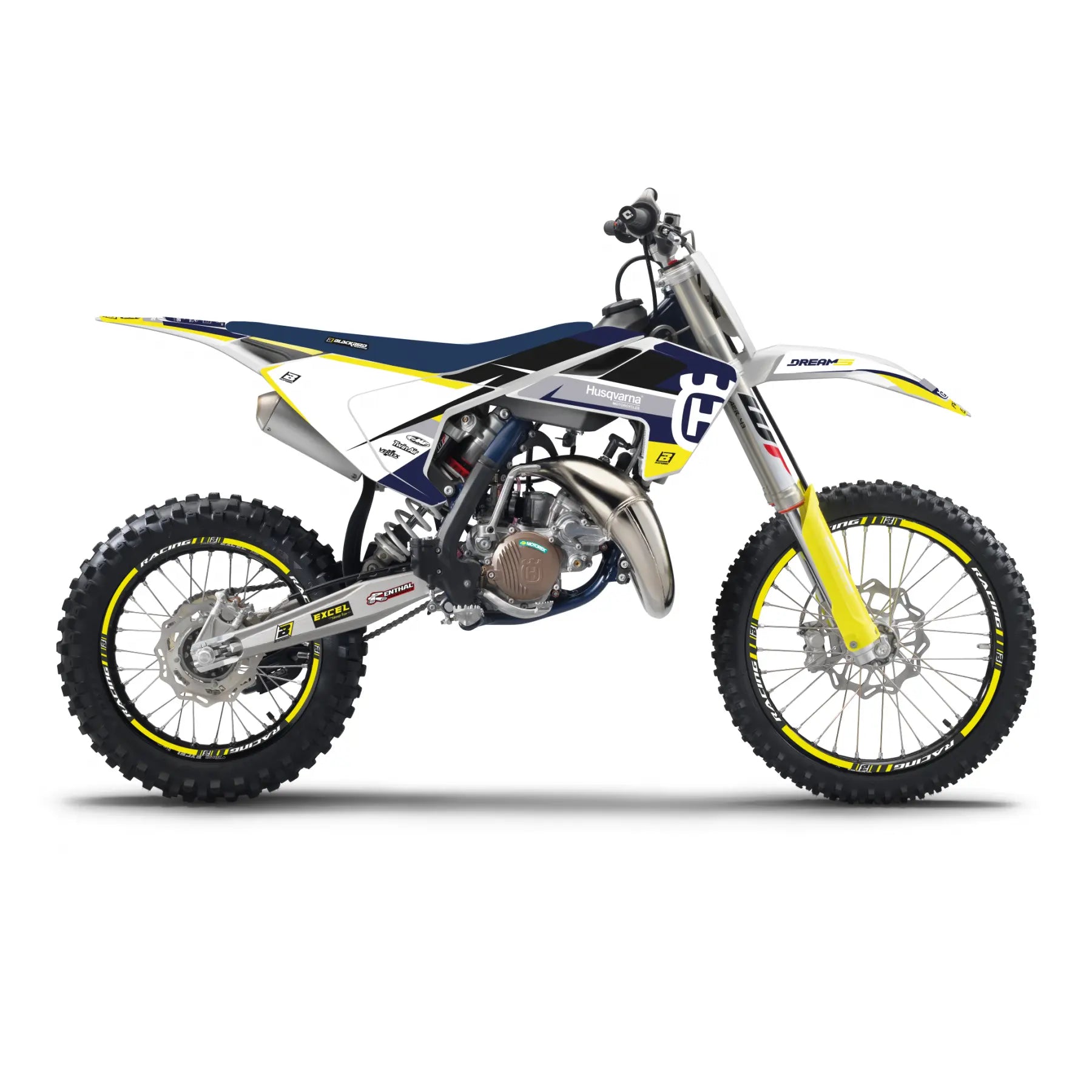 Blackbird Racing Dream 5 Chrome Sticker Kit For Husqvarna