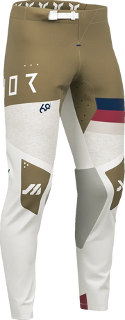 Thor Sportmode League Pants - Tan/White/Navy/Maroon