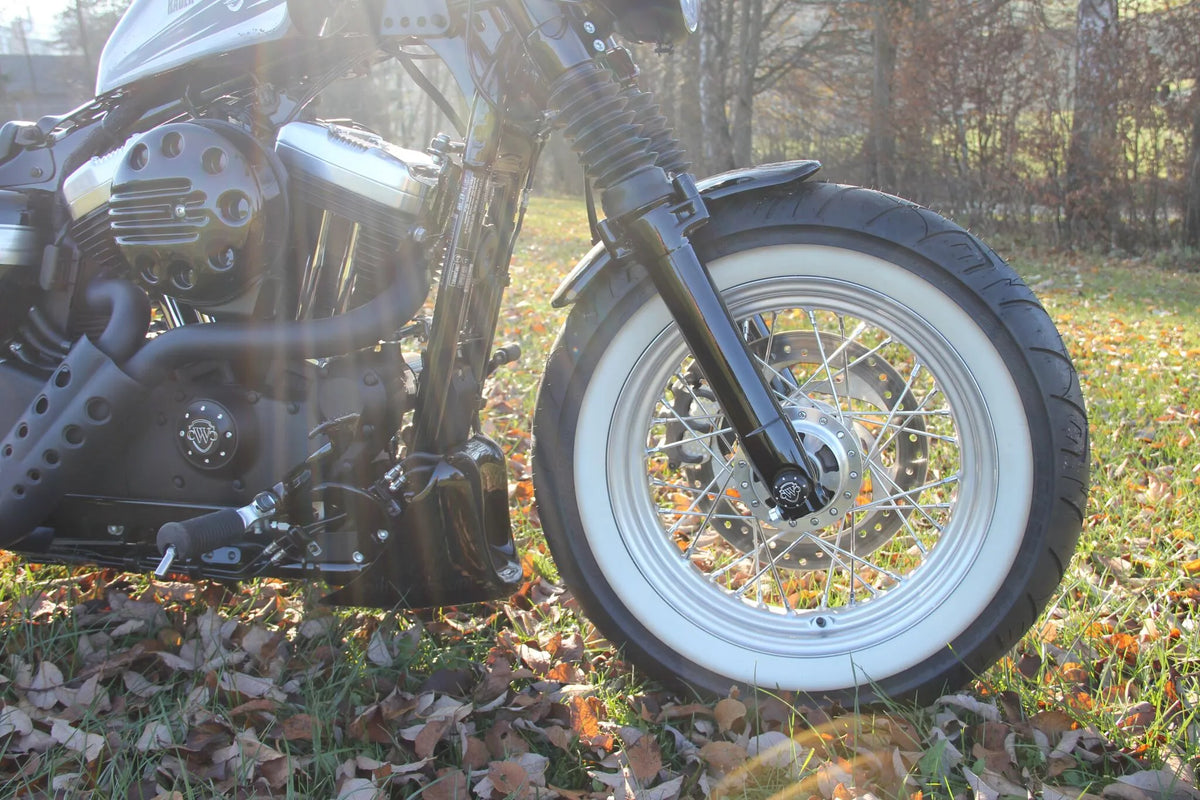 Cult Werk Bobber Front Fender Black for HD Forty-Eight