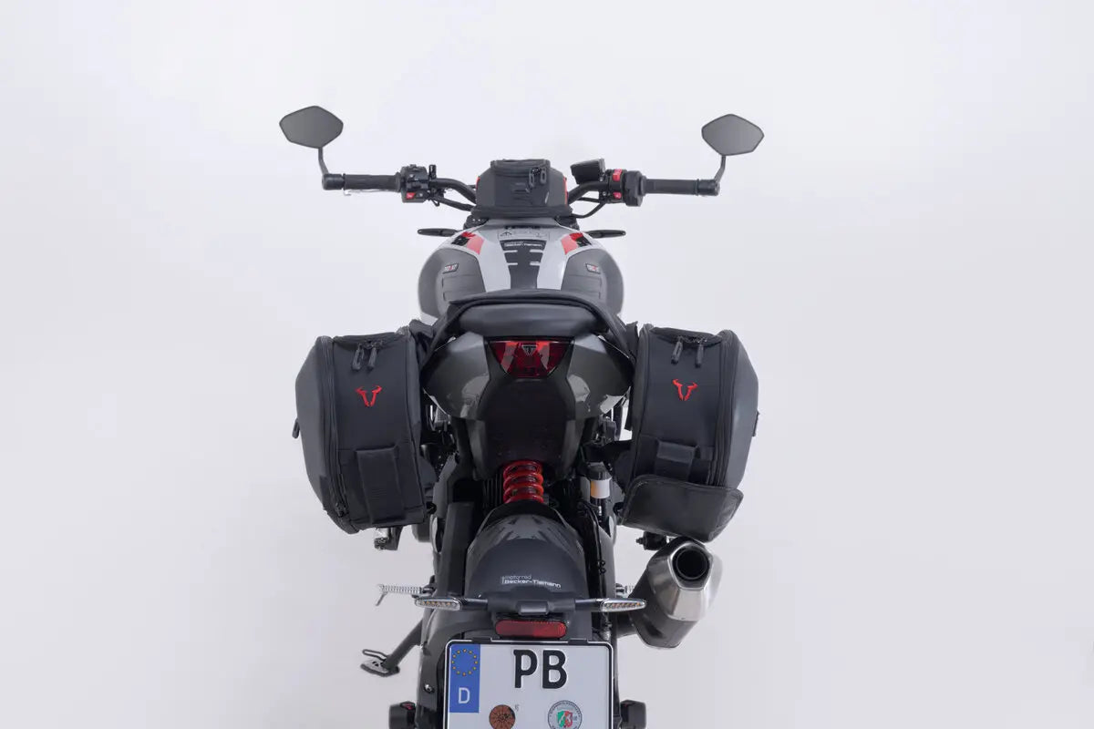 Sw-Motech PRO BLAZE H Saddlebag Set Black with Heat Guard