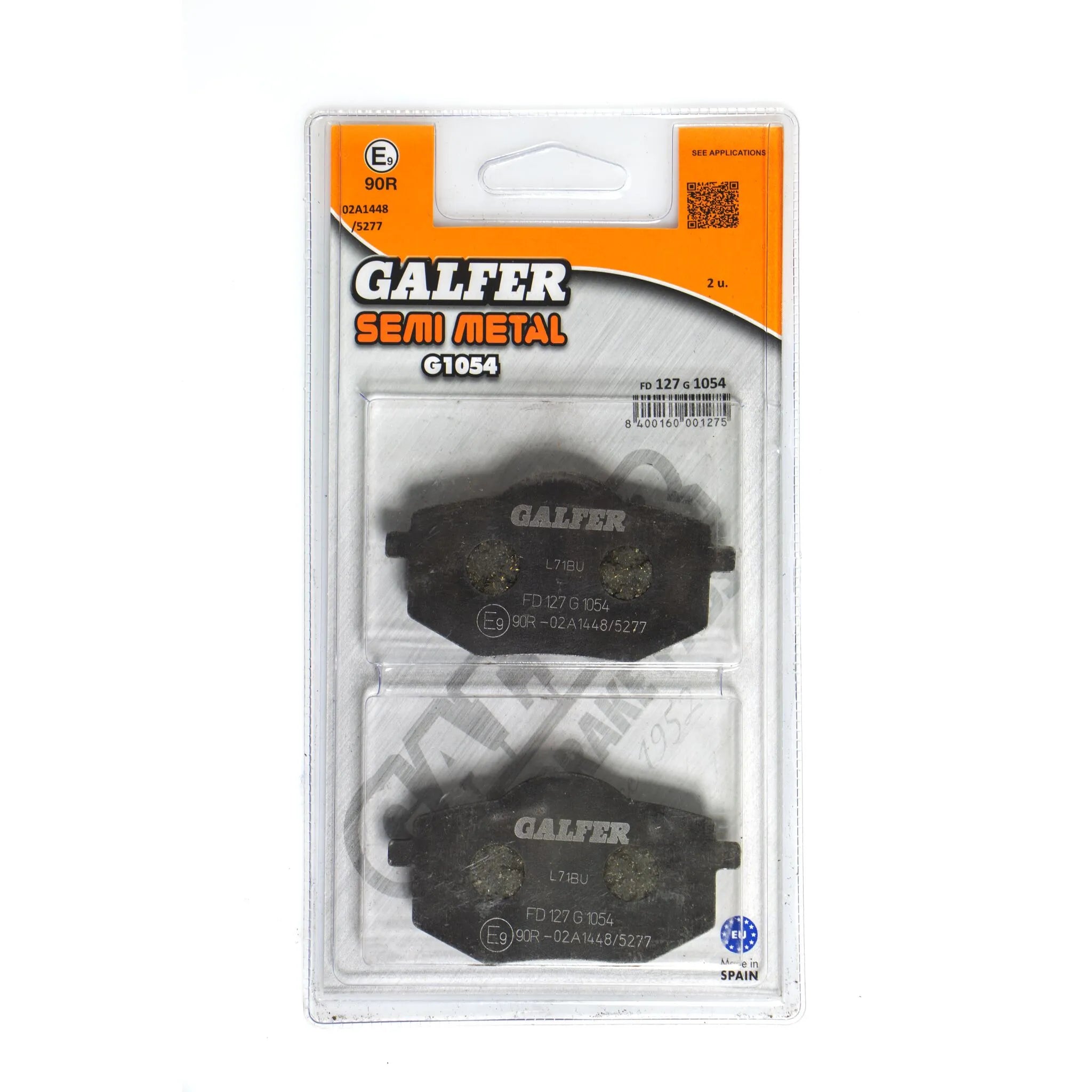 Galfer Semi-Metallic Bremsbeläge für OEM-Ersatz - Vorne