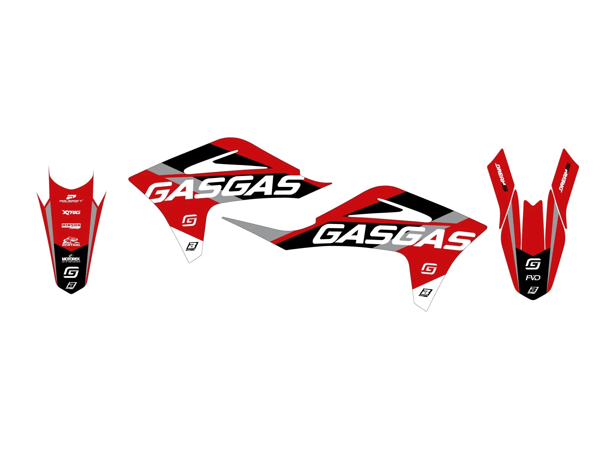 Blackbird Racing Dream 5 Graphic Kit For Gas Gas