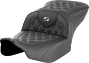 Saddlemen Roadsofa Lattice Stitch Seat - For Harley Davidson