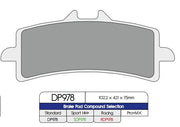 DP Brakes Standard Sintermetall Bremsbeläge - Vorne