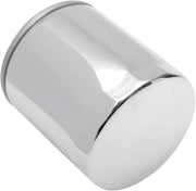 Drag Specialties Magnetic Ring Oil Filter Chrome