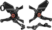 Gilles Tooling Mue2 Rearset - Black/red Anodized
