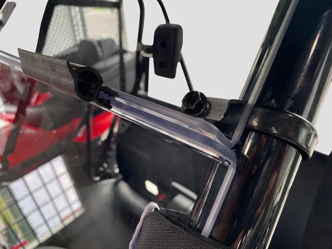 Moose Offroad Deluxe Full Folding Windshield