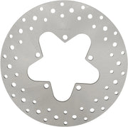 Drag Specialties Gebohrte Bremsscheibe aus Edelstahl - Hinten