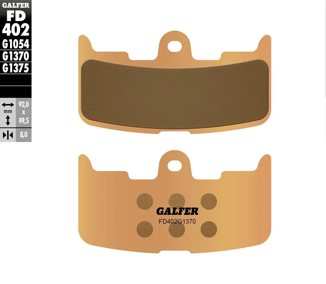 Galfer Hh Sintered Brake Pads For Motorcycle - Front