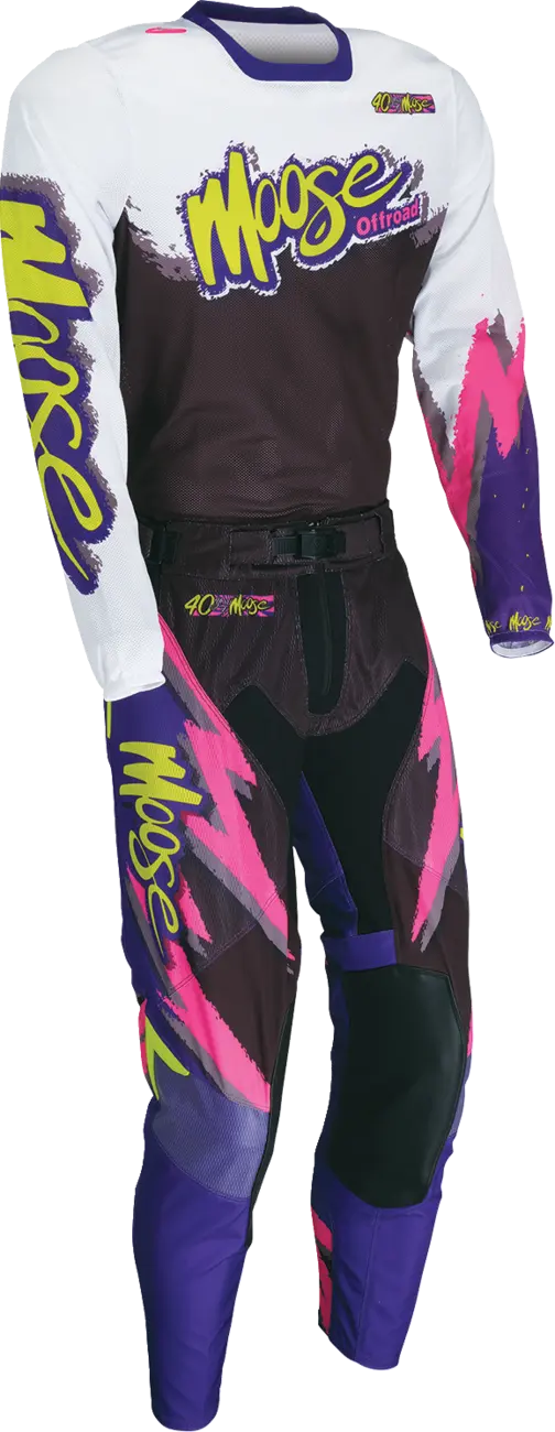 Moose Offroad Sahara LE Jersey White/Black/Purple