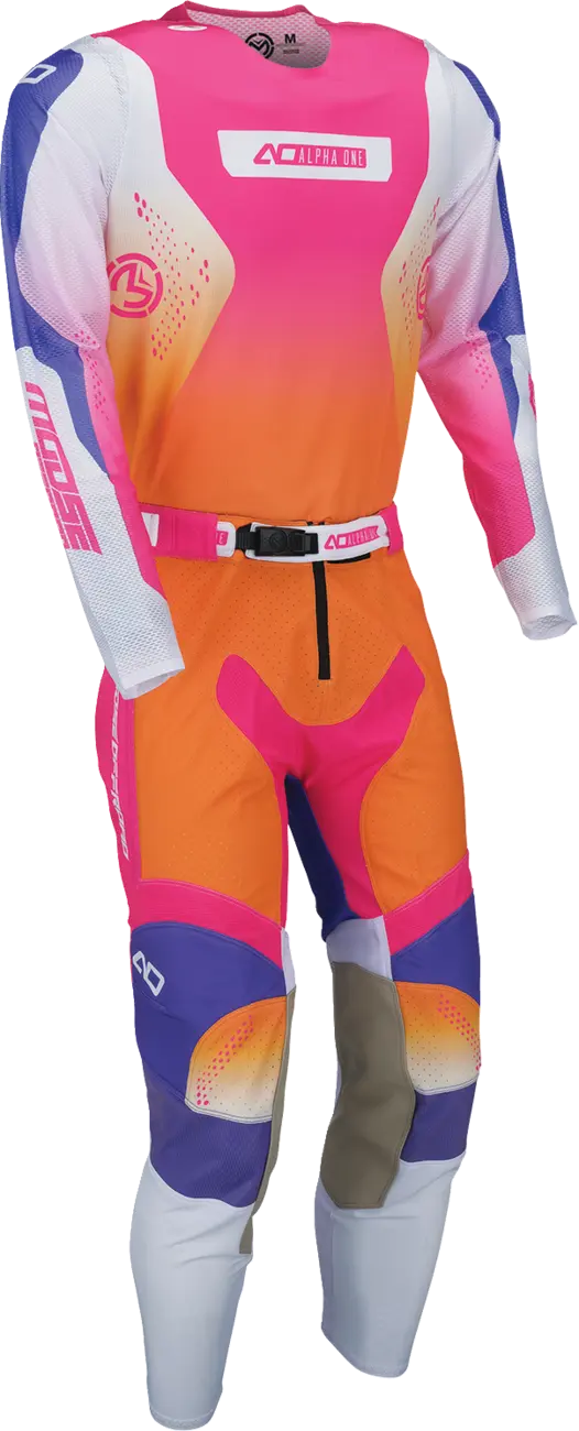 Moose Offroad Soft-Goods Alpha One Pants Orange/Purple