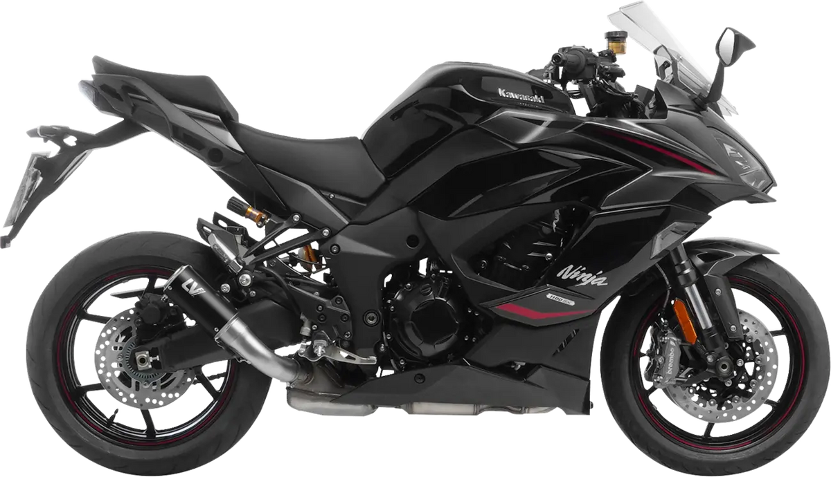 Leovince LV-Corsa Slip-On Muffler Black for Kawasaki Z 1100 ABS