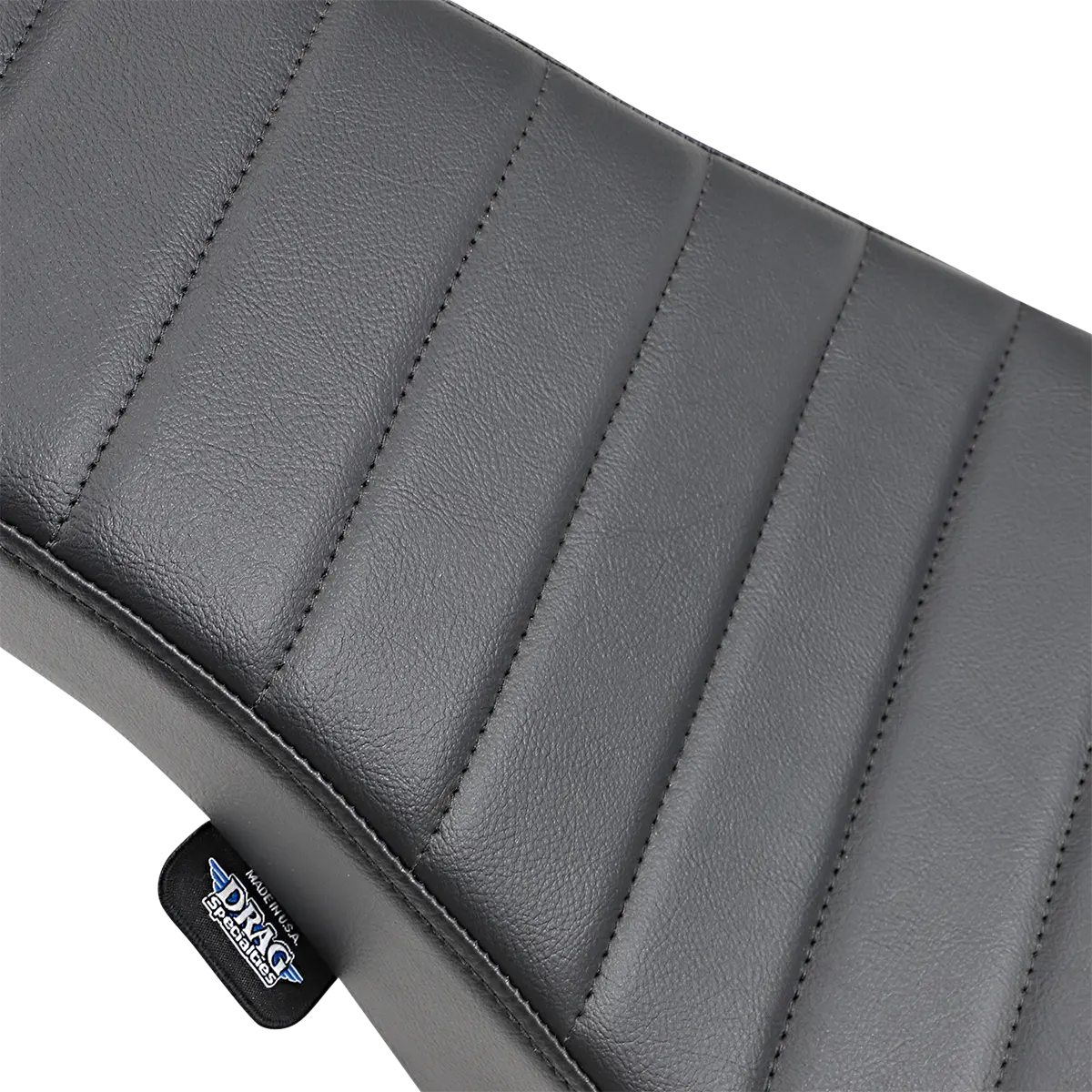 Drag Specialties Classic Stitch Motorcycle Seat - For Harley Davidson