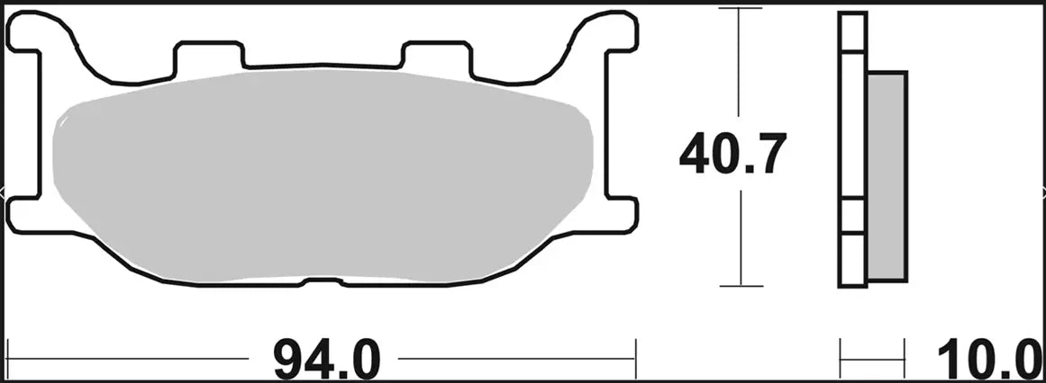 Brembo XS Sintered Brake Pad for Maxi Scooters Front/Rear