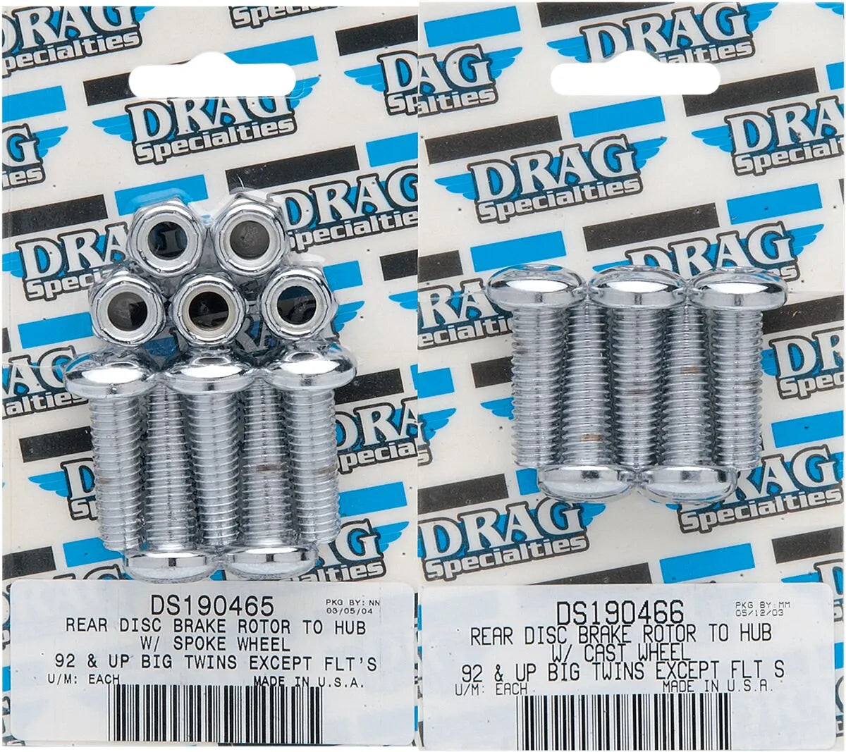Drag Specialties Scheibenbremsnaben-Montagesatz