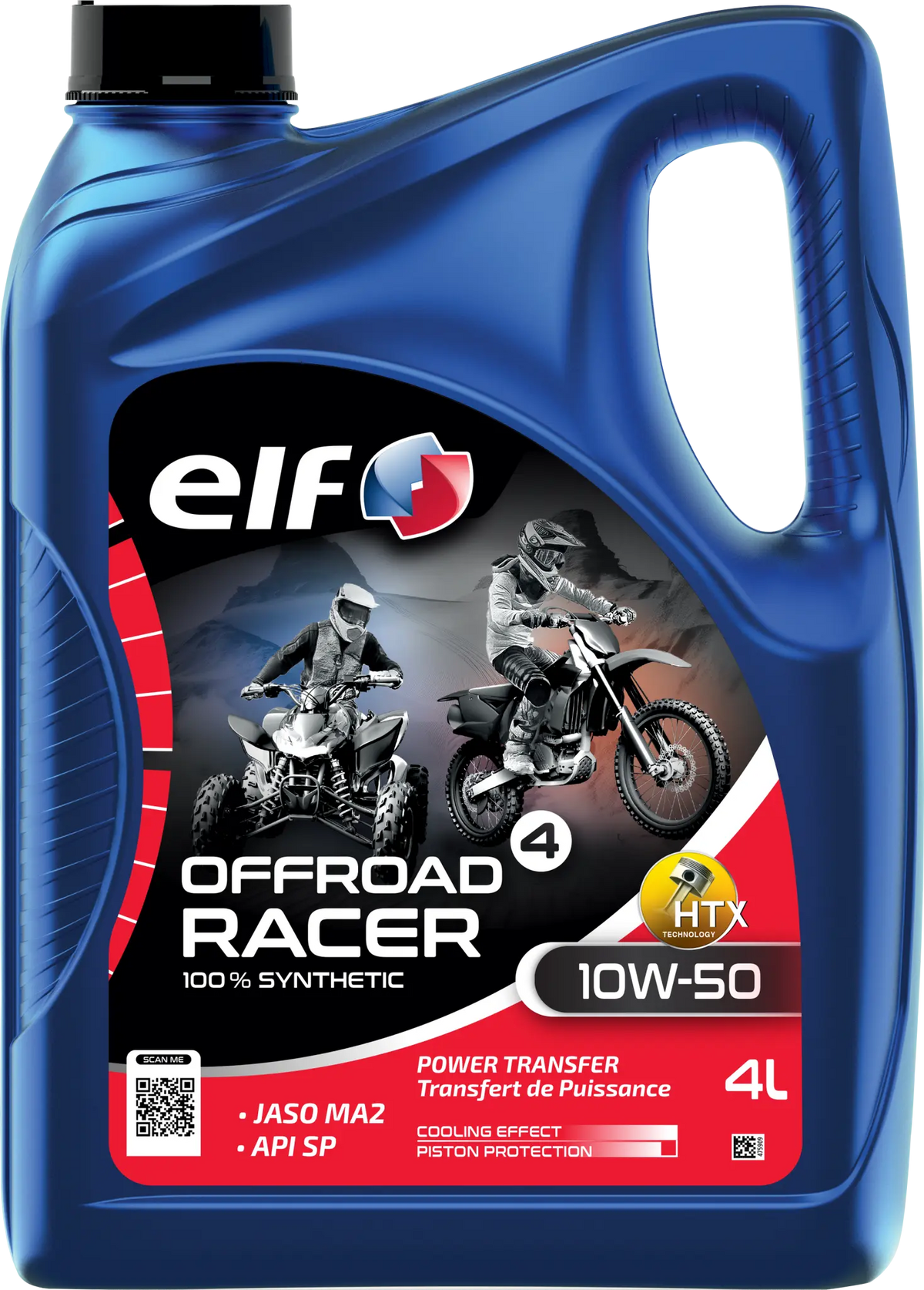 ELF Off-Road 4 Racer 10W-50 SYN Engine Oil 4L