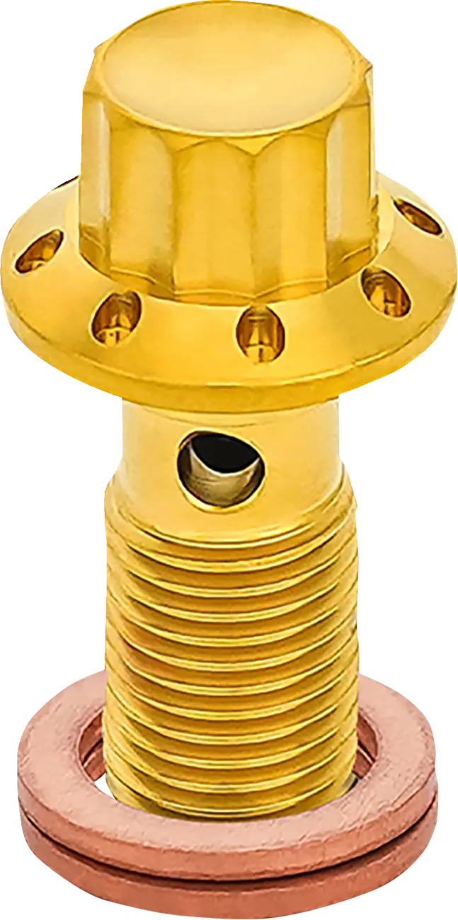 Arlen Ness Titanium Banjo Bolt for 3/8-24
