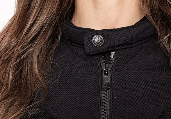 John Doe Women's Aero Mesh Jacket Foreet Sport Riding - Black