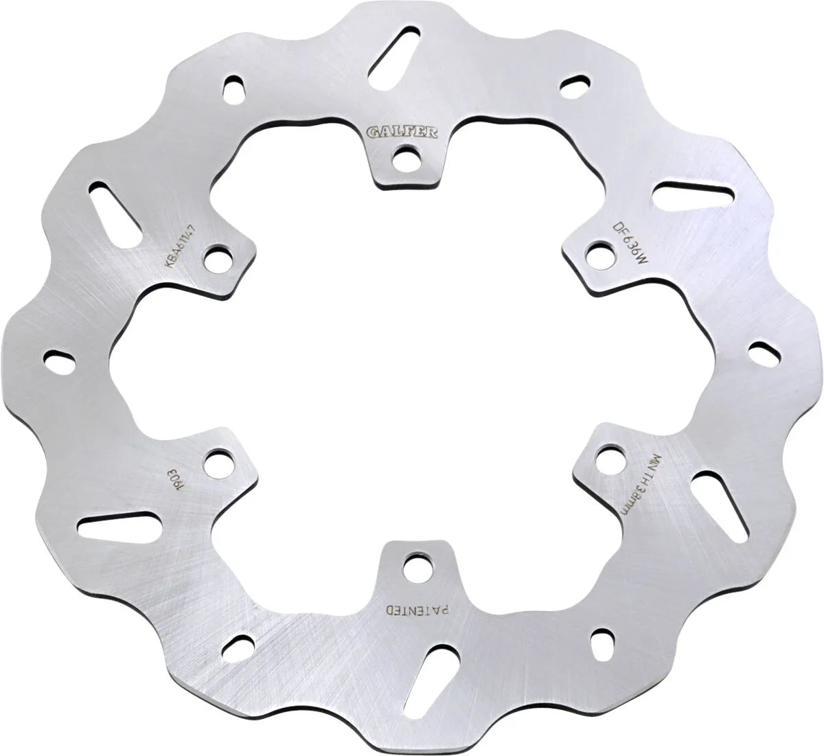 Galfer Bremsscheibe für Motorräder - Edelstahl - Hinten