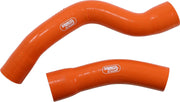 Samco Sport Radiator Hose Kit - Orange Silicone