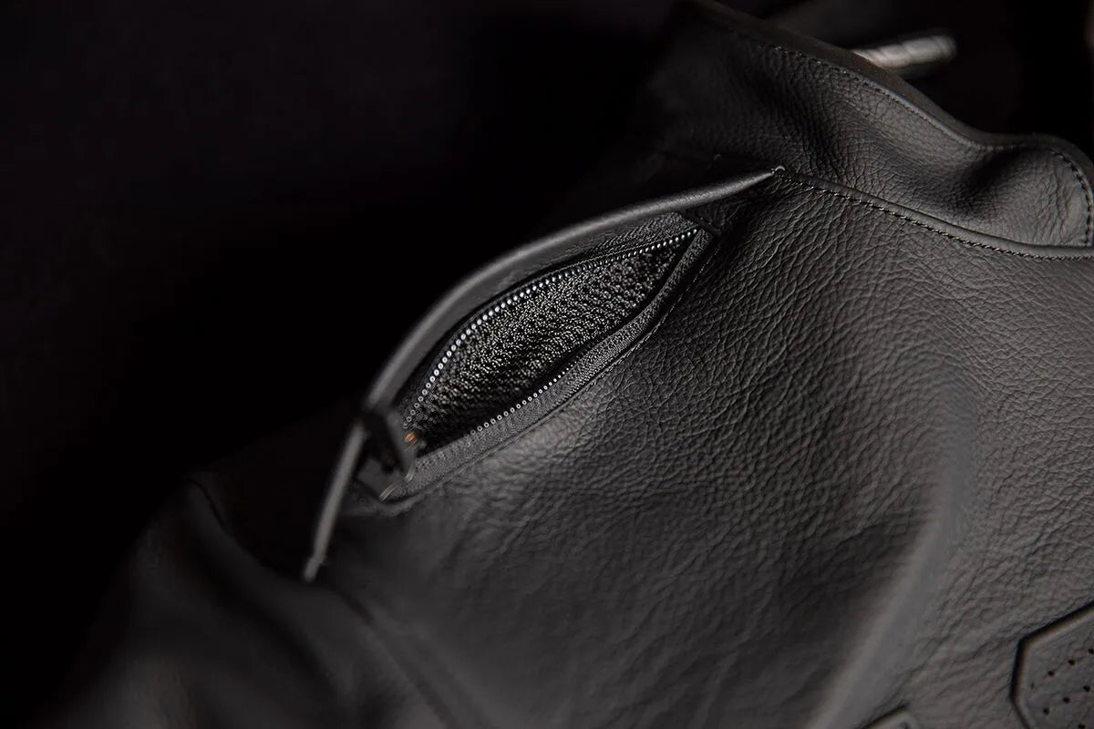 Icon Motorhead3™ Leather Motorcycle Jacket - Black