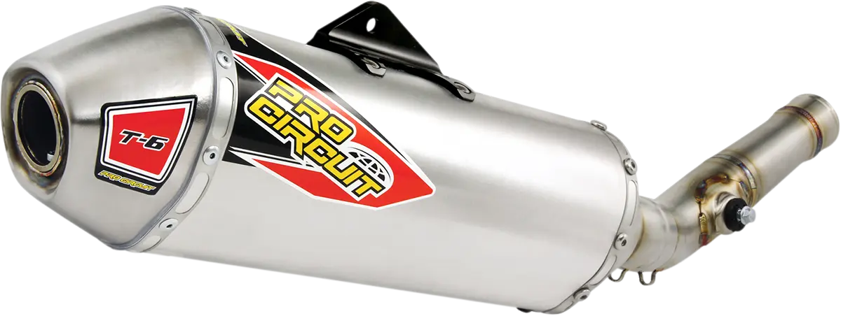 Pro Circuit T-6 Edelstahl Slip-On Schalldämpfer