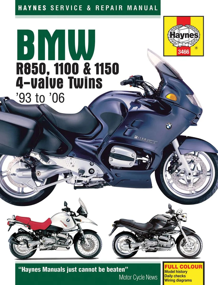 Haynes BMW 4 Valve Twin Repair Manual for R 850 R R 1100 RS