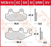 TRW SV Serie Sinter Bremsbeläge Für Vorderradbremse - Vorne & Hinten