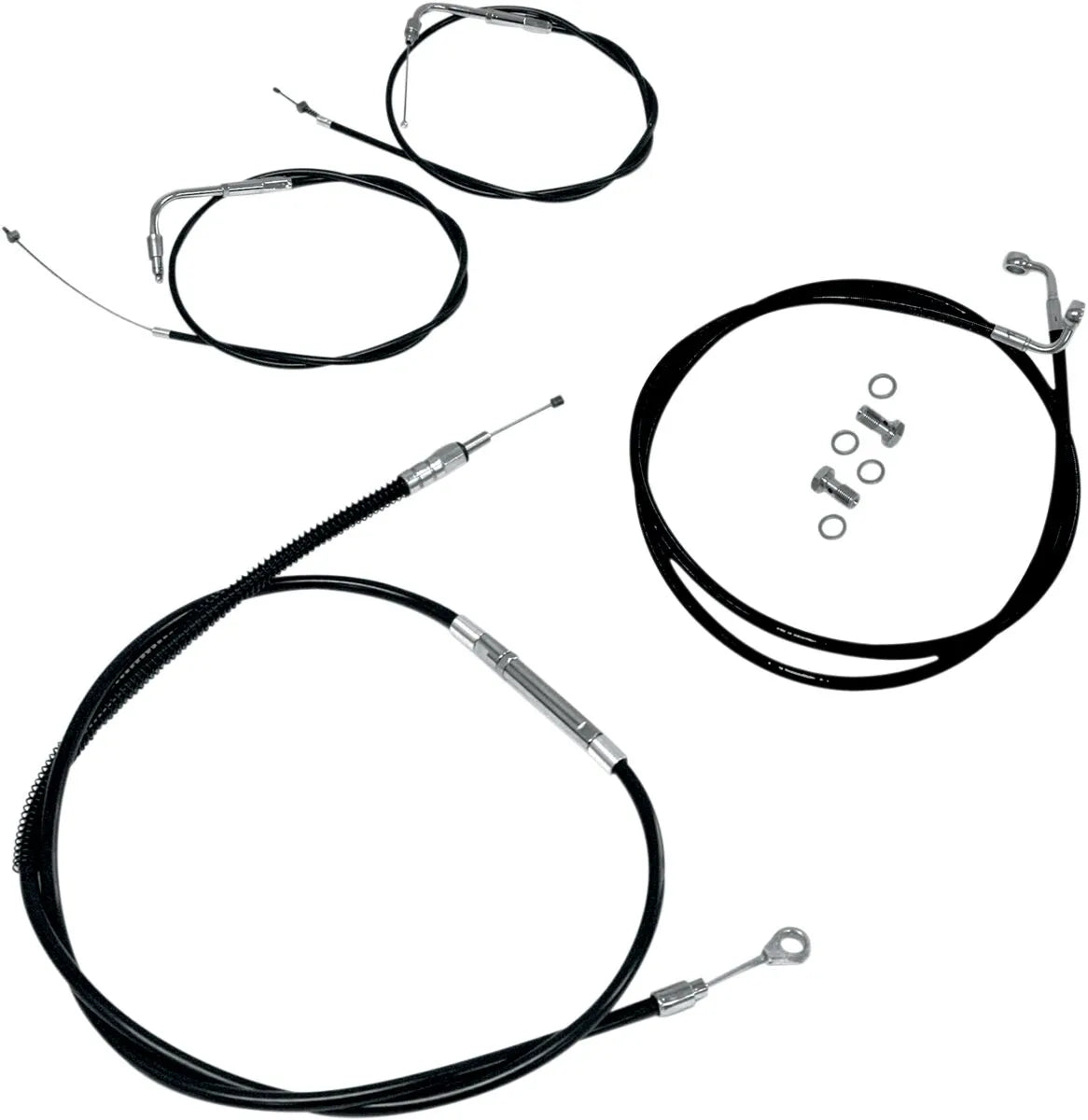 LA CHOPPERS Standard Handlebar Cable/Brake Line Kit for Ape