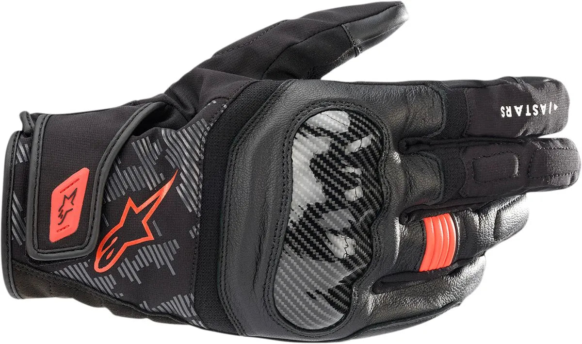 Alpinestars Smx Z Drystar Gloves - Black/Fluorescent Red