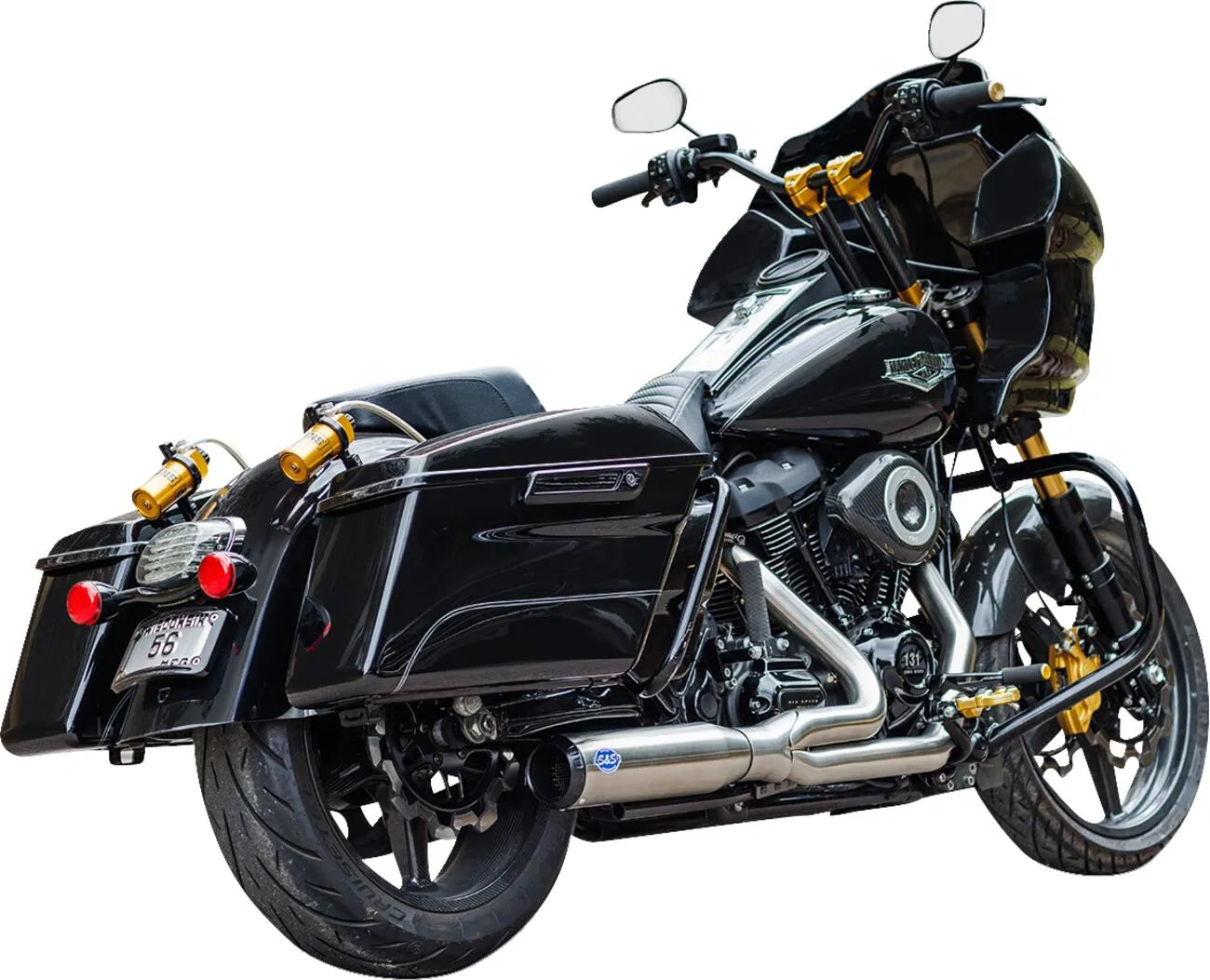 S&s Cycle 2-into-1 Qualifier Exhaust System - Race