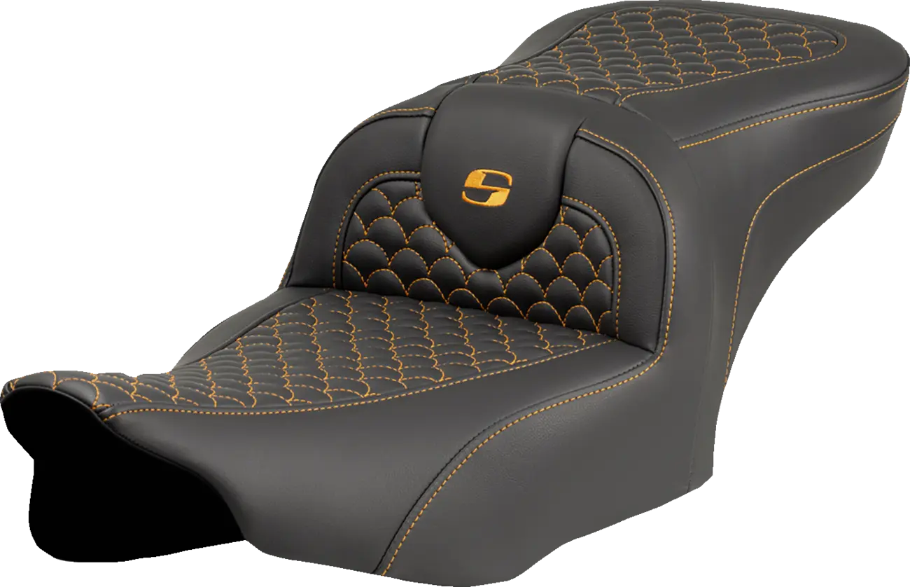 Saddlemen Dragon Scale Roadsofa Seat - For Harley Davidson