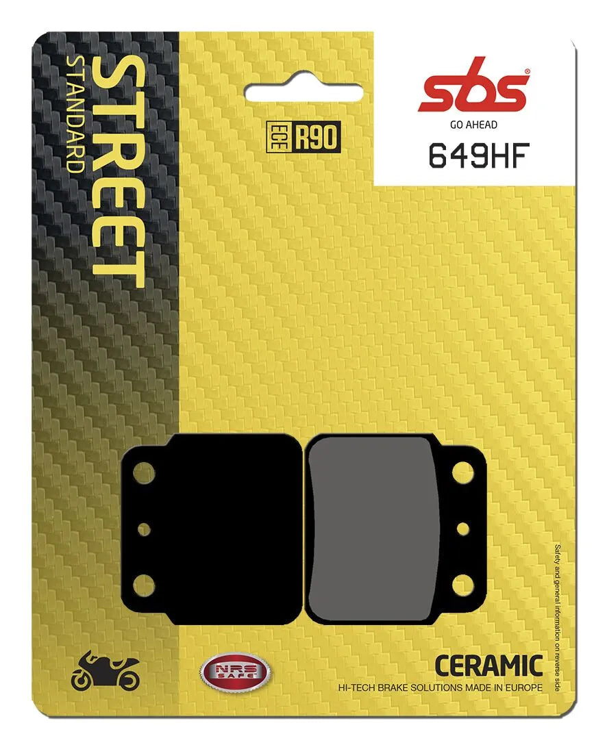 Sbs Hf Street Ceramic Organic Brake Pads - Rear