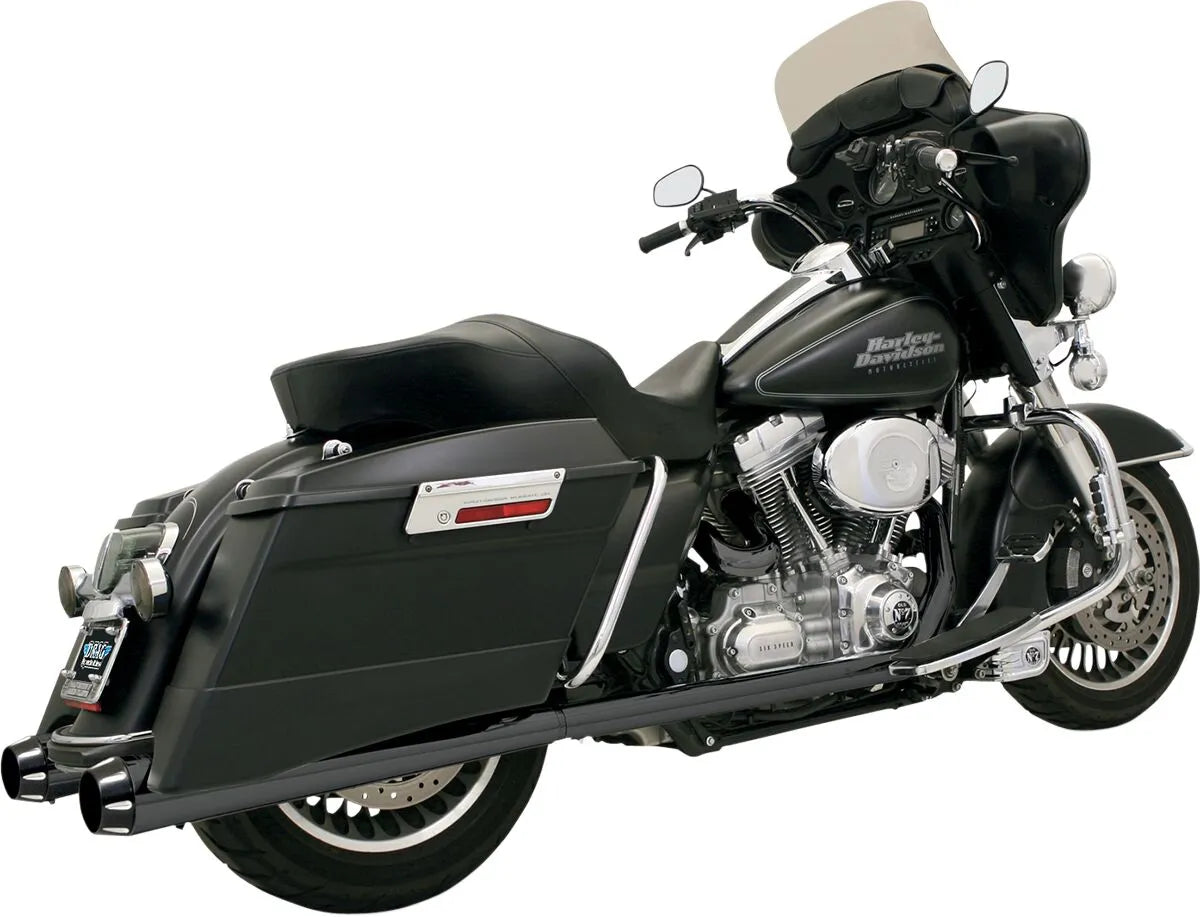 Bassani Xhaust Megaphone Slip-On Schalldämpfer Schwarz Stahl