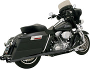 Bassani Xhaust Megaphone Slip-On Schalldämpfer Schwarz Stahl