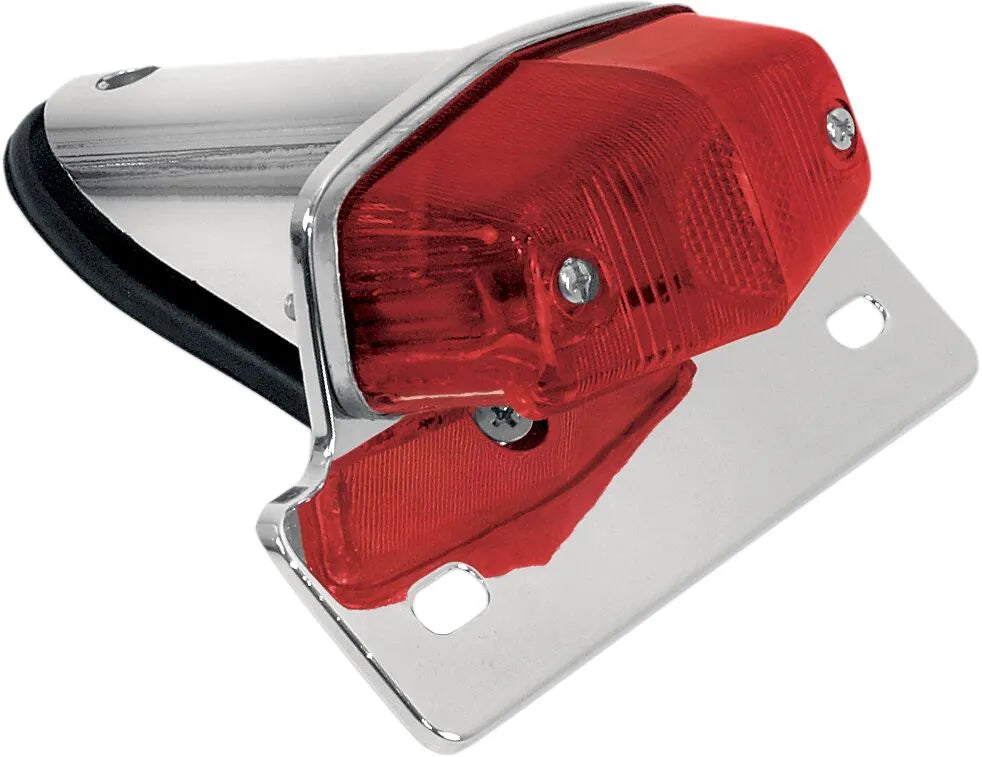 Emgo Lucas-style Motorcycle Taillight - Chrome