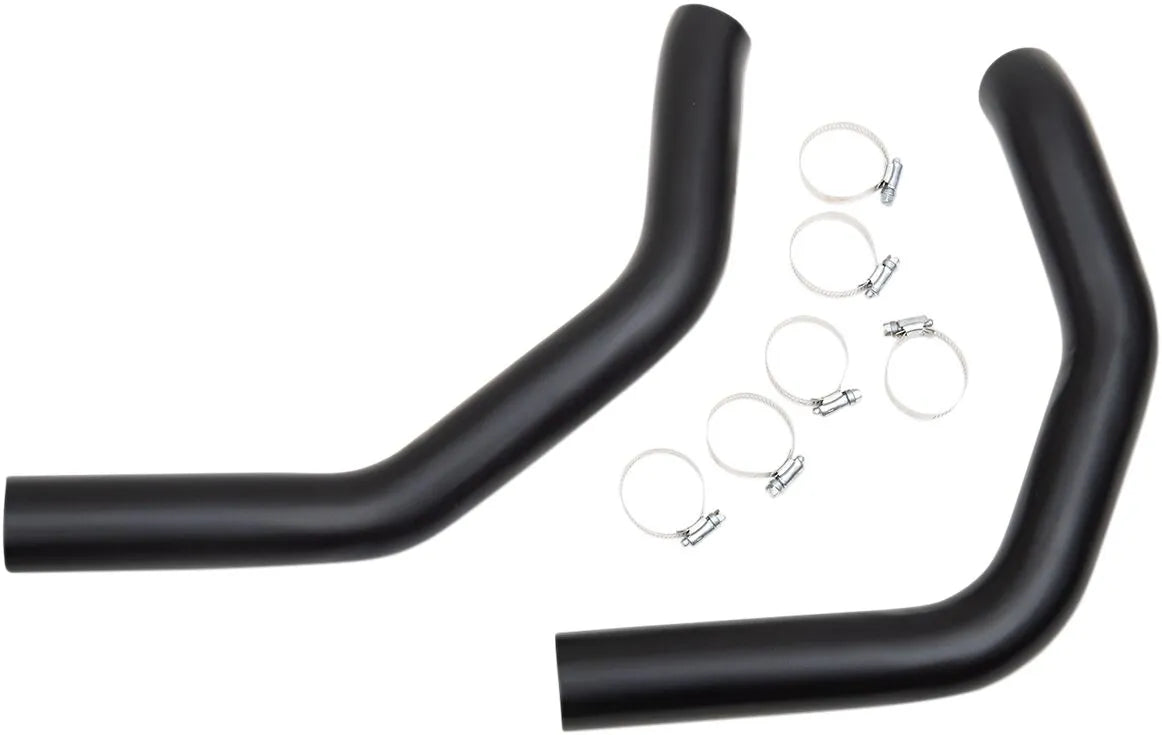 Paughco 2-1/4" Hitzeschild - Schwarz Pulverbeschichtet